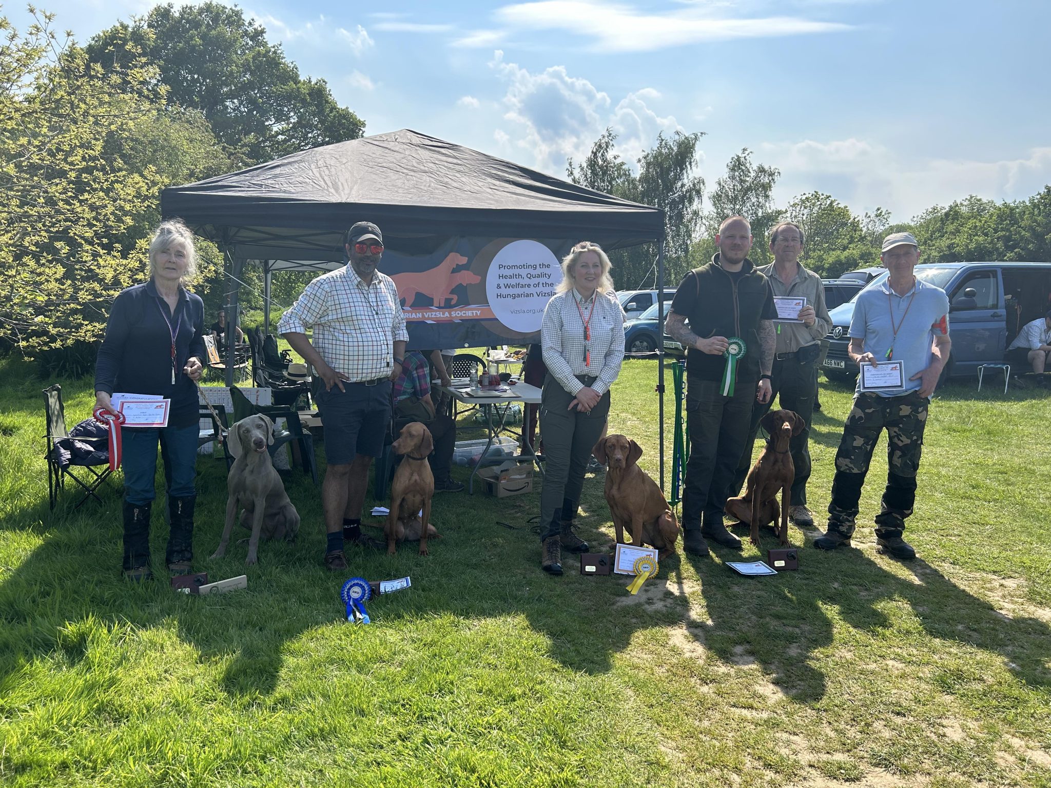 HVS Working Test May 2024 Hungarian Vizsla Society