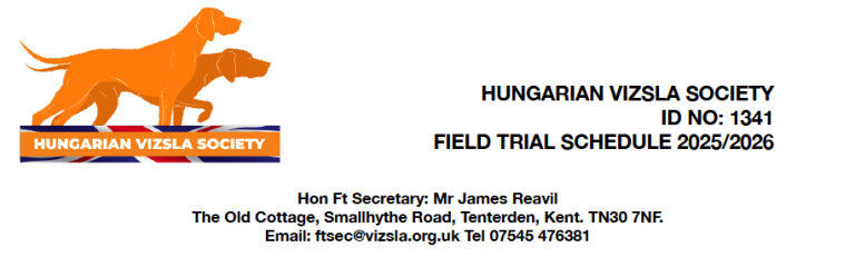 Field Trial Schedule