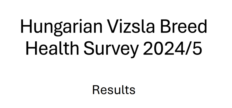 Breed Health Survey Results